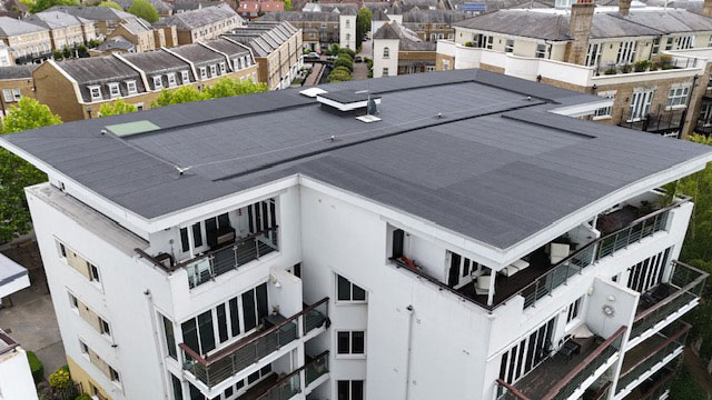 Roof replacement for prestige residential block